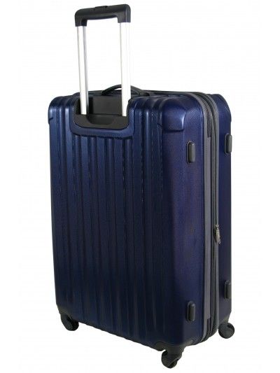 Duża walizka a kółkach AIRTEX 948 z poliwęglanu - szara